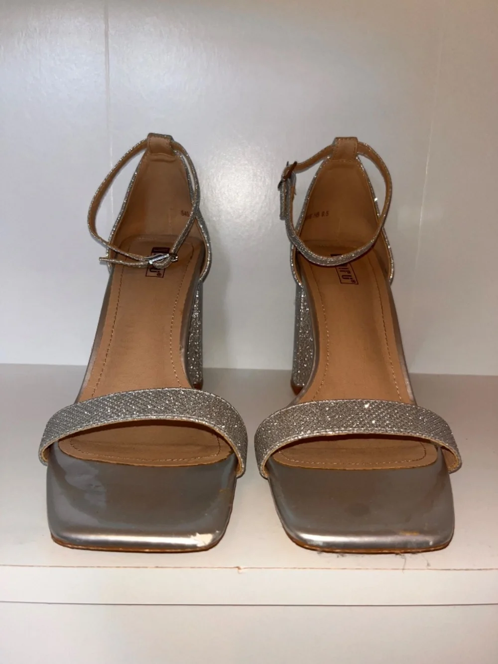 Silver heels